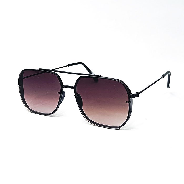 Midnight Fade Geometric Aviator Sunglasses Men & Women, Sunglasses